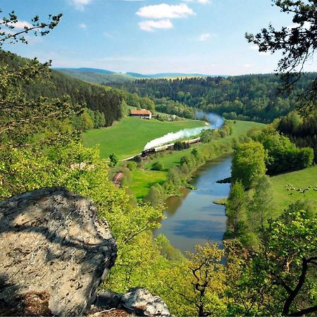 Appartement Ok Ferien - Altes Bahnhaus à Muldenhammer Extérieur photo